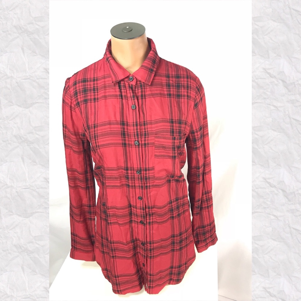 Forever 21 Buffalo Plaid Thin Top
